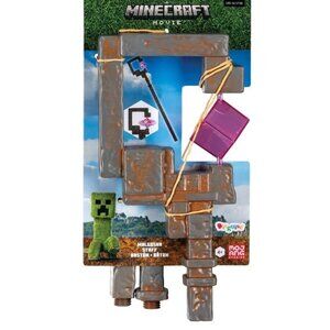 Minecraft Movie MALGOSHA Piglin Staff Toy Weapon Halloween Costume Accessory NWT